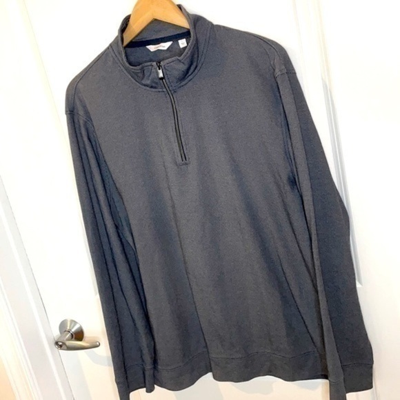 CLAVIN KLEIN | MEN’S GRAY LONG SLEEVE SHIRT SIZE LARGE - Picture 1 of 5